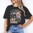 Girls Monster Trucks Ready To Crush Preschool Back To School Unisex T-Shirt Girls Monster Trucks Ready To Crush Preschool Back To School Unisex T-Shirt