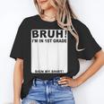 Happy Back To School Boys Girls Bruh Im In 1st Grade Sign My Unisex T-Shirt Happy Back To School Boys Girls Bruh Im In 1st Grade Sign My Unisex T-Shirt