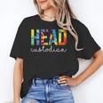Head Custodian Women Tie Dye Back To School Appreciation Day Unisex T-Shirt Head Custodian Women Tie Dye Back To School Appreciation Day Unisex T-Shirt