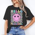 Hello Preschool Groovy Back To School Pre-K Team Girls Kids Unisex T-Shirt Hello Preschool Groovy Back To School Pre-K Team Girls Kids Unisex T-Shirt