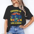 Kids 4k Boys Back To School Shirt Monster Truck Crushing 4k Unisex T-Shirt Kids 4k Boys Back To School Shirt Monster Truck Crushing 4k Unisex T-Shirt