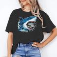 Kids Shark With School Books Back To School Shark Lovers Unisex T-Shirt Kids Shark With School Books Back To School Shark Lovers Unisex T-Shirt