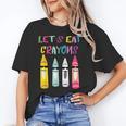 Kindergarten Back To School Crayons Let's Eat Crayon Unisex T-Shirt