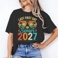 Last First Day Senior 2027 Back To School Students Tee Unisex T-Shirt Last First Day Senior 2027 Back To School Students Tee Unisex T-Shirt