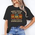 Media Center Is My Jam Library Reading Back To School Unisex T-Shirt