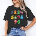 Monster Numbers Learning Cute Numbers 0-9 Back To School Unisex T-Shirt Monster Numbers Learning Cute Numbers 0-9 Back To School Unisex T-Shirt