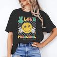 Peace Love Preschool Smile Face Back To School PRESCHOOL Unisex T-Shirt