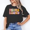 PEIMS Squad Groovy Back To School Women Appreciation Unisex T-Shirt PEIMS Squad Groovy Back To School Women Appreciation Unisex T-Shirt