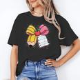 Pencil Coquette Bow Happy First Day Of School Back To School Unisex T-Shirt Pencil Coquette Bow Happy First Day Of School Back To School Unisex T-Shirt