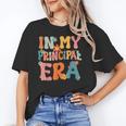 In My Principal Era Retro Groovy Back To School Principal Unisex T-Shirt