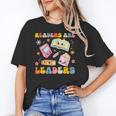 Readers Are Leaders Book Lover Back To School Groovy Girls Unisex T-Shirt