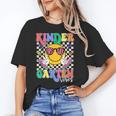Retro Groovy Kinder Garten Vibes Smile Team Back To School Unisex T-Shirt