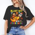 Rocket Blast Off Into Preschool Back To School Unisex T-Shirt