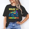 Rollin' Into Kindergarten Monster Car Back To School Boys Unisex T-Shirt Rollin' Into Kindergarten Monster Car Back To School Boys Unisex T-Shirt