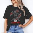 Run I Dare You Baseball Catcher Graphic Players Fans Unisex T-Shirt