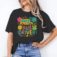 School Bus Driver Boho Floral Leopard Back To School Womens Unisex T-Shirt School Bus Driver Boho Floral Leopard Back To School Womens Unisex T-Shirt