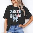 Sixth Grade Coquette Bow Pencil First Day Back To School Unisex T-Shirt Sixth Grade Coquette Bow Pencil First Day Back To School Unisex T-Shirt