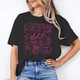 SLP Love Inspire Teach Pink Bow Back To School Unisex T-Shirt SLP Love Inspire Teach Pink Bow Back To School Unisex T-Shirt