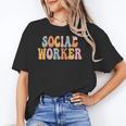 Social Worker Groovy Women Appreciation Day Back To School Unisex T-Shirt Social Worker Groovy Women Appreciation Day Back To School Unisex T-Shirt
