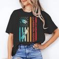 Vintage Class Of 2030 Graduation Back To School USA Flag Unisex T-Shirt