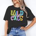 Wildcats School Spirit Groovy Back To School Girls Unisex T-Shirt
