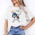 4th Grade Crew Dalmatian Dog Dabbing Back To School Premium Tri-Blend Unisex T-Shirt