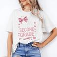 Back To School Cute Pink Coquette Girls Hello Second Grade Unisex T-Shirt Back To School Cute Pink Coquette Girls Hello Second Grade Unisex T-Shirt