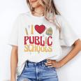 Back To School Education I Love Public Schools Unisex T-Shirt Back To School Education I Love Public Schools Unisex T-Shirt