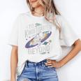 Back To School To Kindergarten And Beyond Astronaut In Space Premium Tri-Blend Unisex T-Shirt