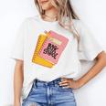 Back To School Notebook And Pencil Graphic Design Premium Tri-Blend Unisex T-Shirt