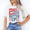 Baseball Second Grade Back To School 2nd Grade Batter Up Unisex T-Shirt Baseball Second Grade Back To School 2nd Grade Batter Up Unisex T-Shirt