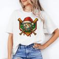Baseball Xmas Christmas Baseball Ice Cream Drip Boys Unisex T-Shirt