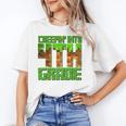 Creepin’ Into 4th Grade Kids Boy Gamer Pixel Back To School Performance Unisex T-Shirt