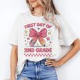 First Day Of 2nd Grade Coquette Back To School Girls Kids Unisex T-Shirt First Day Of 2nd Grade Coquette Back To School Girls Kids Unisex T-Shirt