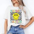 Girls Kindergarten Vibes Smile Face Back To School Kinder Unisex T-Shirt