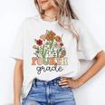 Groovy Fourth Grade Wildflowers Back To School 4th Grade Unisex T-Shirt Groovy Fourth Grade Wildflowers Back To School 4th Grade Unisex T-Shirt