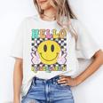Hello Kindergarten Smile Face Back To School Girl Kid Unisex T-Shirt Hello Kindergarten Smile Face Back To School Girl Kid Unisex T-Shirt