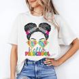 Hello Preschool Messy Bun Tie Dye Back To School Girls Kids Unisex T-Shirt Hello Preschool Messy Bun Tie Dye Back To School Girls Kids Unisex T-Shirt
