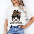 HR Director Leopard Messy Bun Appreciation Back To School Performance Unisex T-Shirt