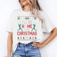 I’Ll Be Home For Christmas Baseball Ugly Sweater Art Unisex T-Shirt I’Ll Be Home For Christmas Baseball Ugly Sweater Art Unisex T-Shirt