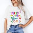 Kids Watch Out First Grade Here I Come 1st Grade Back To School Unisex T-Shirt Kids Watch Out First Grade Here I Come 1st Grade Back To School Unisex T-Shirt