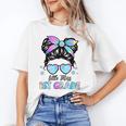 Little Miss 1st Grade Messy Bun Back To School Girls Kids Unisex T-Shirt Little Miss 1st Grade Messy Bun Back To School Girls Kids Unisex T-Shirt