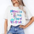 Mermazing First Day Of Fourth Grade Back To School Mermaid Premium Tri-Blend Unisex T-Shirt