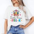Miss Pre-K Pencils Crown Cute Back To School First Day Girls Unisex T-Shirt