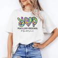Peace Love Preschool First Day Of Preschool Back To School Unisex T-Shirt Peace Love Preschool First Day Of Preschool Back To School Unisex T-Shirt