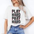 Play Hard Pray Hard Youth Boy Christian Baseball Jesus Unisex T-Shirt Play Hard Pray Hard Youth Boy Christian Baseball Jesus Unisex T-Shirt