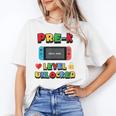 Pre-K Level Unlocked Back To School Video Game Unisex T-Shirt