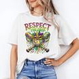 Respect The Drip Mardi Gras Baseball Ice Cream Boys Carnival Unisex T-Shirt