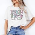 Teach Them To Be Kind Leopard Kindergarten Back To School Unisex T-Shirt Teach Them To Be Kind Leopard Kindergarten Back To School Unisex T-Shirt