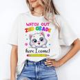 Watch Out 2nd Grade Here I Come Girls Cat Back To School Unisex T-Shirt Watch Out 2nd Grade Here I Come Girls Cat Back To School Unisex T-Shirt